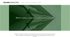 Desktop Screenshot of dolnikconsulting.com
